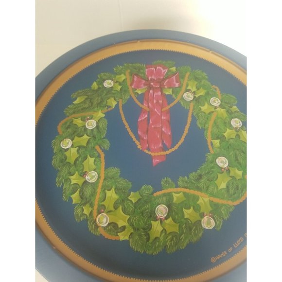 Vintage House Of Lloyd Christmas Large Container Tin 1993 - Picture 4 of 4